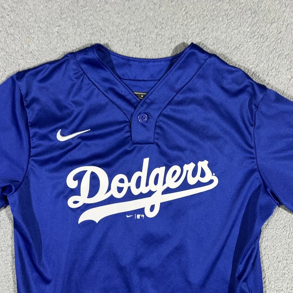 Nike Dodgers Blue Jersey Youth Men's Medium #4 Sanchez #3428